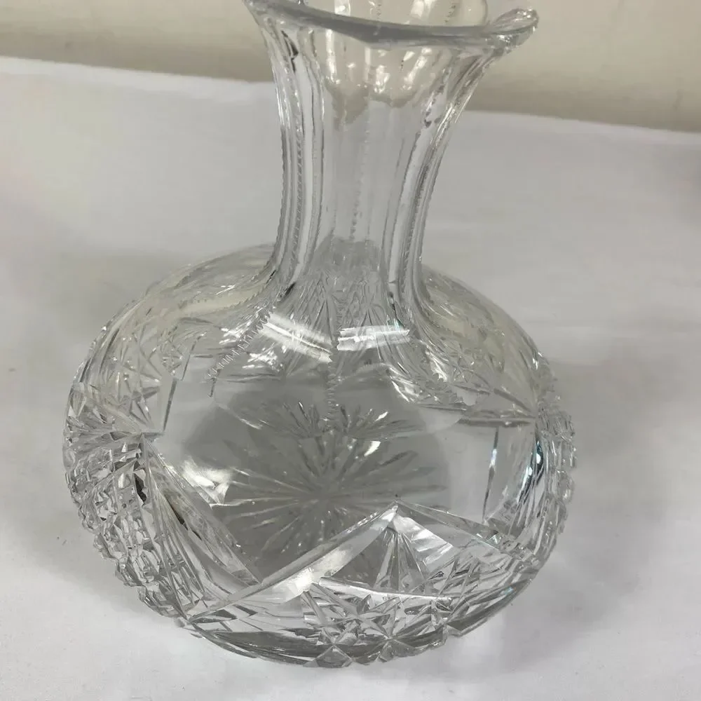 American Cut Glass ABP Edwardian 1901 -1910 antique carafe